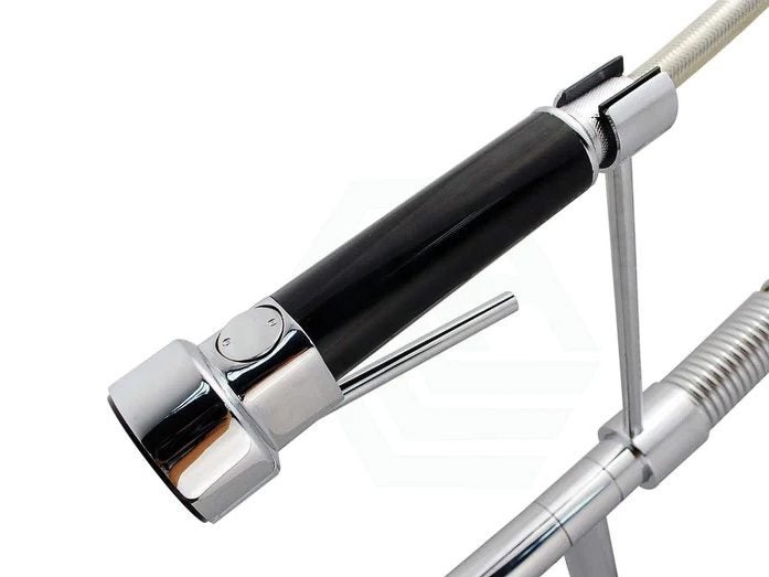 Kitchen Spring Pre-Rinse Spray Gun & Sink Mixer Tap - 360 Swivel Brass Chrome Carousel 6