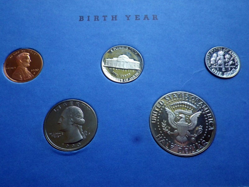 United States 1990 S Proof Coins x 5 Carousel 1