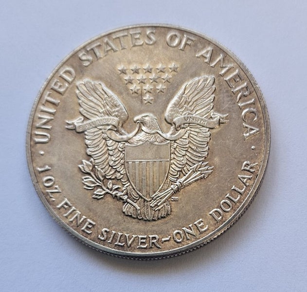 1987 USA Liberty 1oz fine silver $1 coin Carousel 2