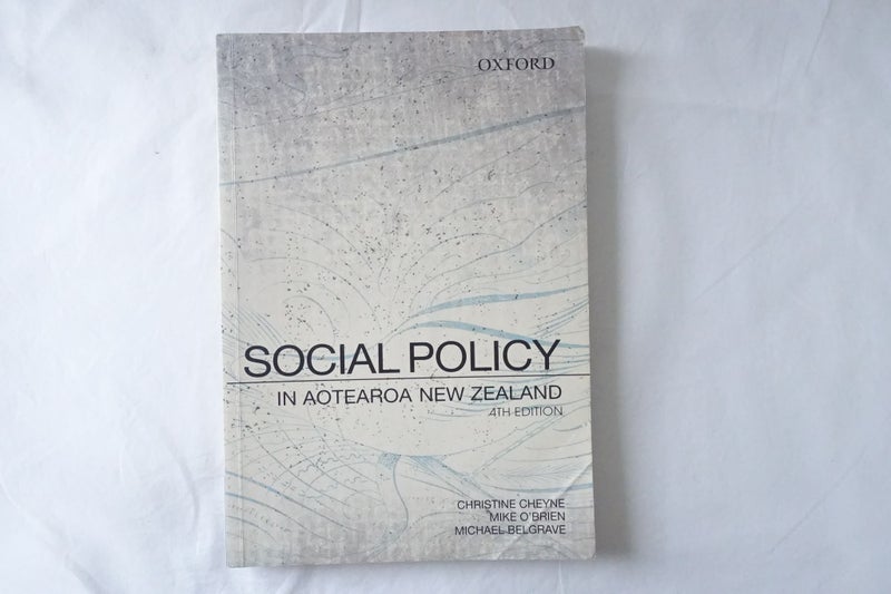 Social Policy in Aotearoa New Zealand by Michael Belgrave - Paperback (SKU BK47) Carousel 1