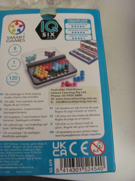 Smart Game- IQ Six Pro Carousel 2