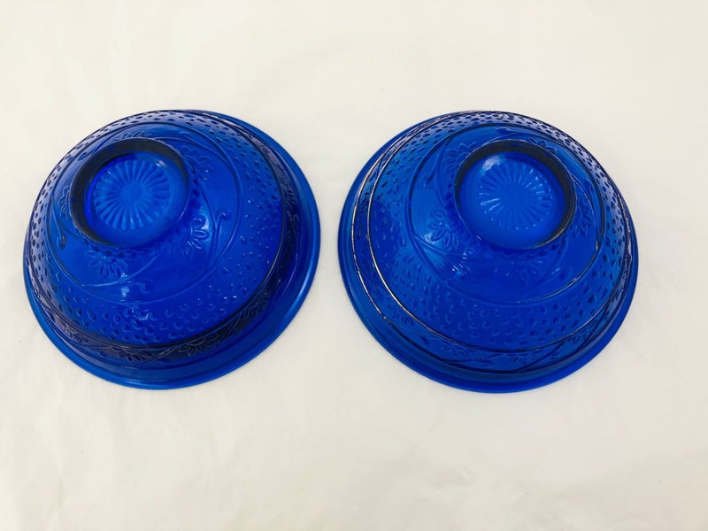 Handmade Blue Glass Bowls (21556)63617456224642113
