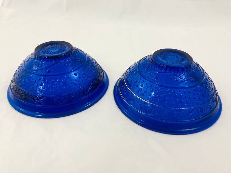 Handmade Blue Glass Bowls (21556)63617456224642114