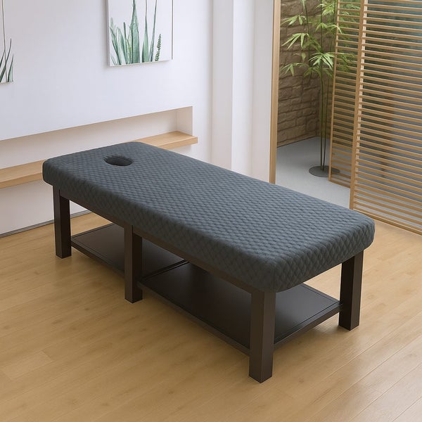 Slate Grey HexaFlow Stationary Massage Table Carousel 1