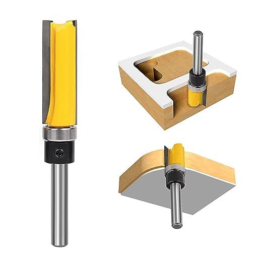 Flush Trim Router Bit 1/4 Inch Shank Pattern Set Clearance Sale Carousel 2