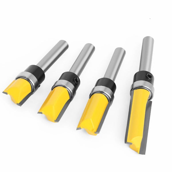 Flush Trim Router Bit 1/4 Inch Shank Pattern Set Clearance Sale Carousel 6