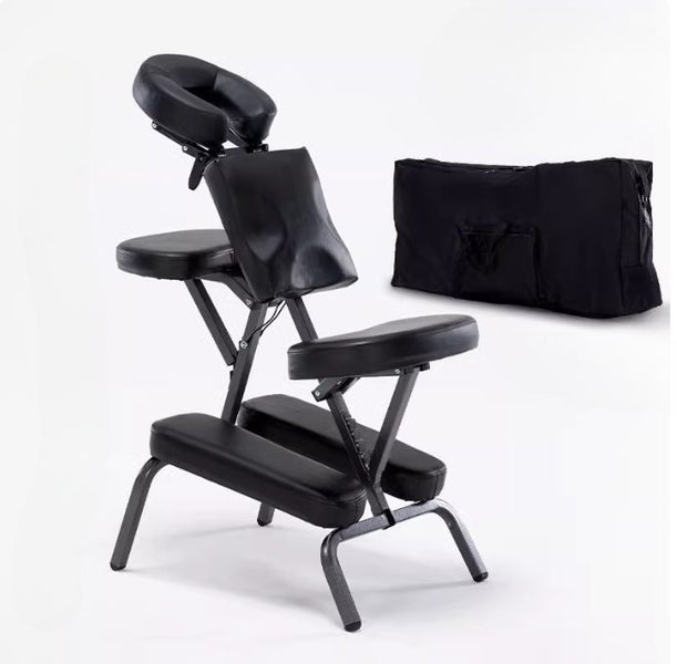 (Black) Portable Massage Chair + Carry Bag Carousel 2