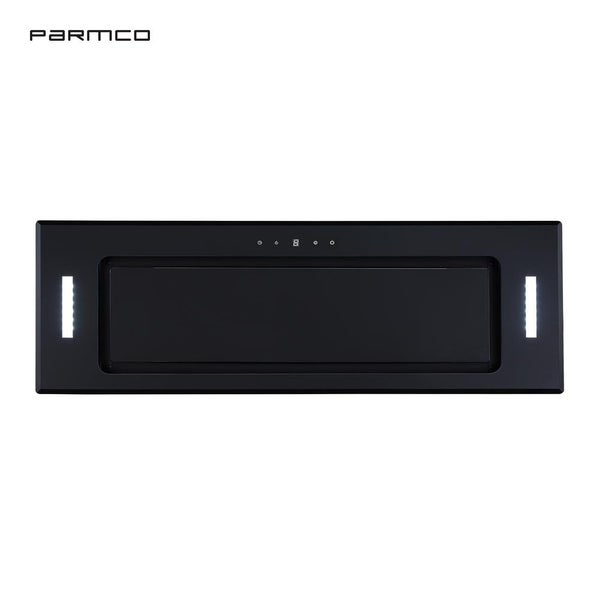 Parmco 900mm Integrated Turbo Pak Plus, Black Glass Carousel 1
