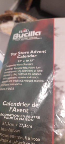 Toy store advent calendar felt kit Carousel 2