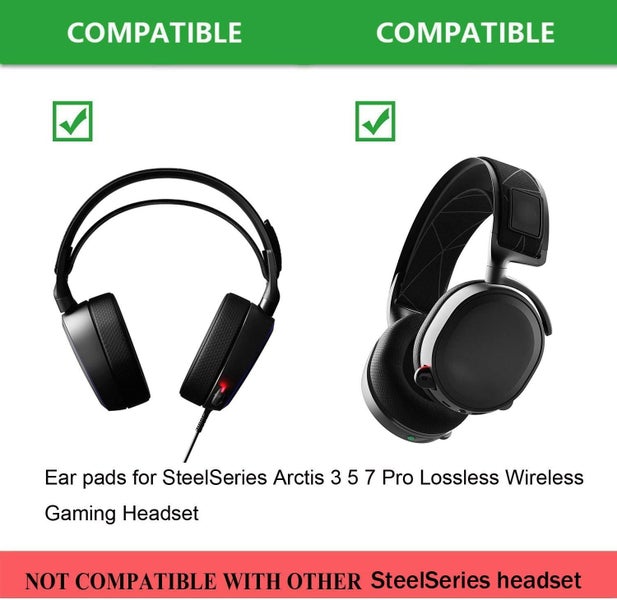 Replacement Ear Pads for SteelSeries Arctis 3/5 /7/963617773665153112
