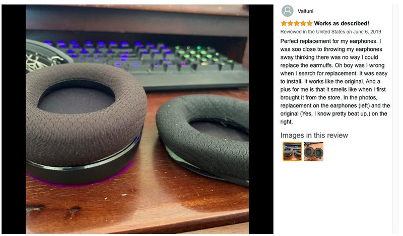 Replacement Ear Pads for SteelSeries Arctis 3/5 /7/963617773665153113