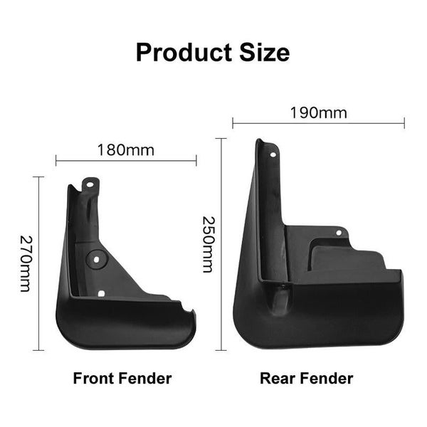 Parallel For Toyota Corolla 2020 2023 Us 4Pcs / Set Car Auto Soft Plastic Splash Carousel 2
