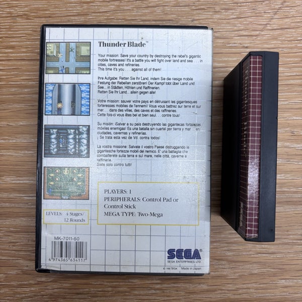 Thunder Blade • Sega Master System Carousel 2