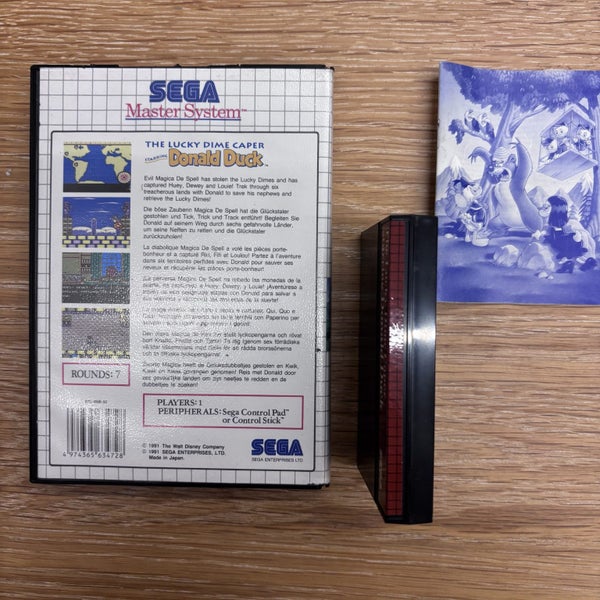 Donald Duck - The Lucky Dime Caper • Sega Master System Carousel 2
