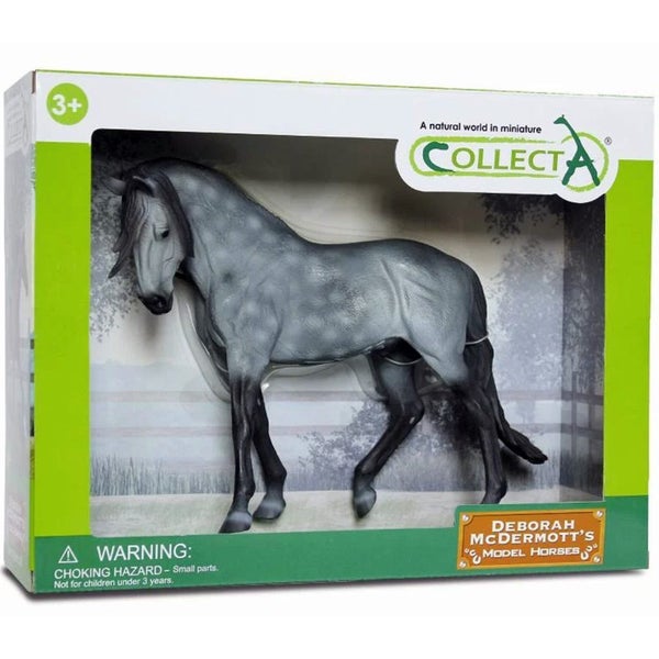 CollectA Andalusian Stallion - Dark Dapple Grey Deluxe Carousel 2