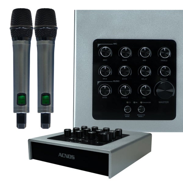 ACNOS Mi-30u Pro Karaoke Mixer | USB Soundcard | Wireless Microphones Carousel 1