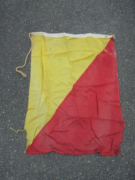 +-+- VINTAGE NZ NAVY FLAG -+-+ Carousel 1