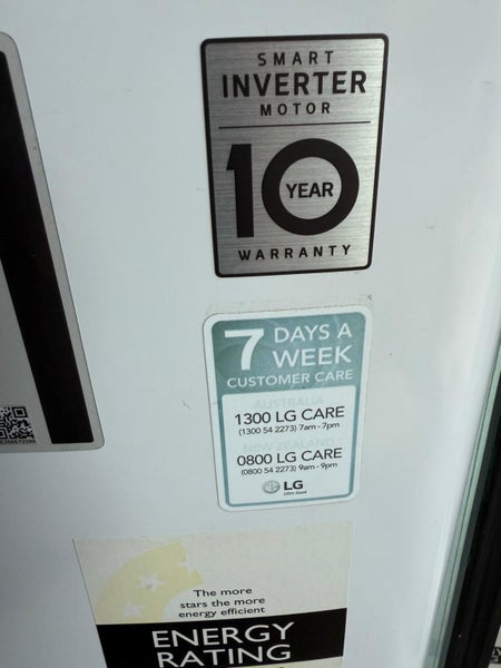 Washing Machine LG Smart Inverter 8.5kg63616831446657112