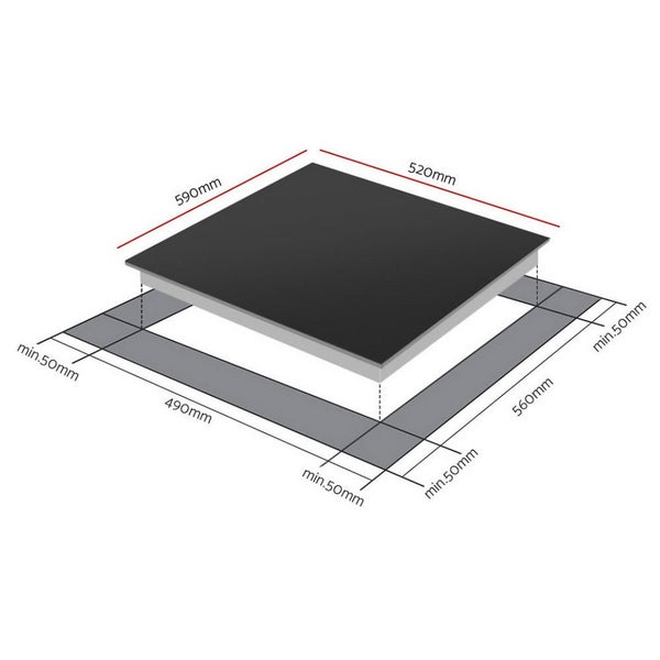 Induction Cooktop 60cm Electric Cooker Carousel 2