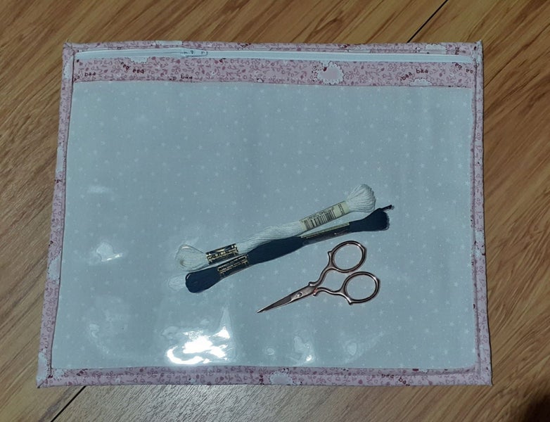 Cross Stitch Project Bag - Wee Sheep Carousel 2