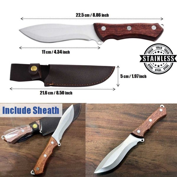 Camping Survival Cleaver Hunting Knife *Local Clearance* Carousel 2