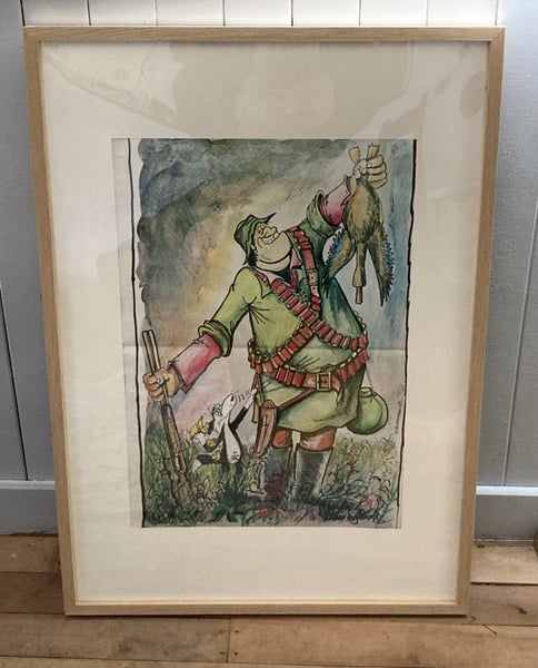 Vintage framed Footrot flats poster Carousel 2