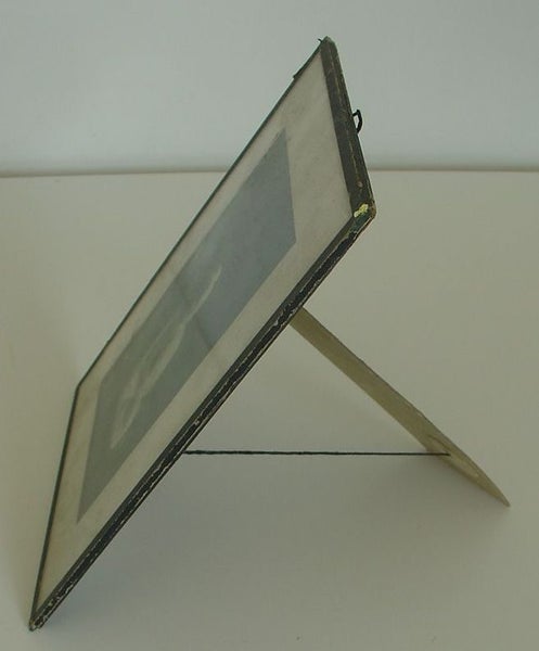 Buddha Figure Book of Teachings and Old Framed Photo Carousel 19