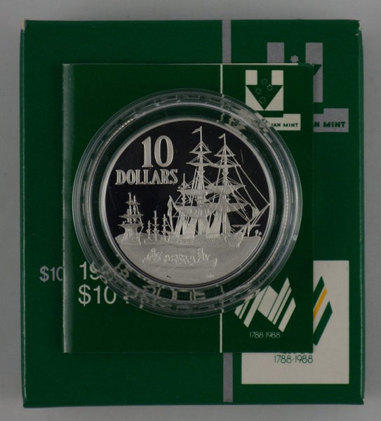 Australia - 1988 - Silver $10 Proof Coin - First Fleet Bicentenary Carousel 1