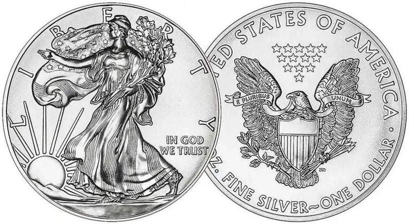 1oz Silver American Eagle Liberty - 2011 Carousel 1