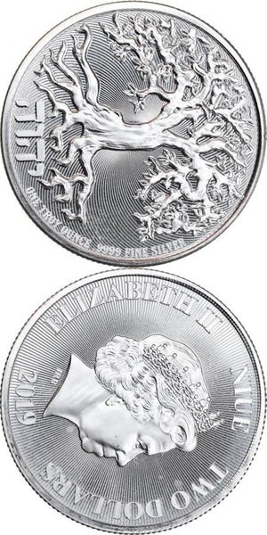 1 oz 2019 Niue Tree of Life Silver Coin Carousel 2