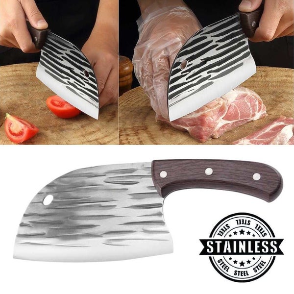 NEW new Kitchen Knife Hand Forged Heavy Meat Cleaver Chef knife *Clearance* Carousel 5