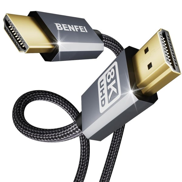 Benfei 358Gy 5M 8K V2.1 Hdmi Male To Cable Aluminum Shell Nylon Braided Ultra Hi Carousel 1