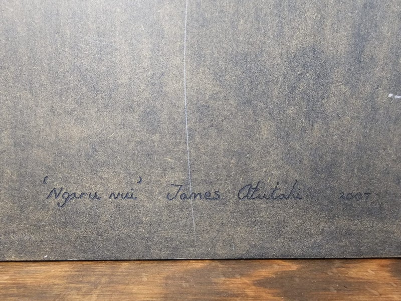 James Atutahi - Ngaru Nui with Weaving 2007 Carousel 8