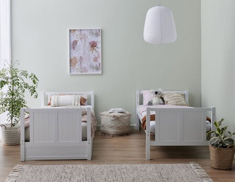 Bunk Bed White Solid Pine With 2x Mattress Carousel 2