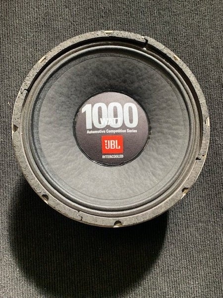 1 x JBL 1200GTI competition series 1000 watt 12" 4ohm reconed sub. Carousel 1