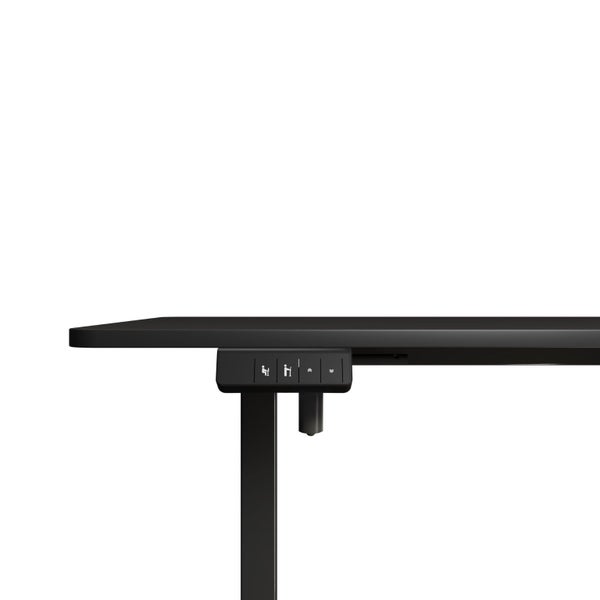 Electra Ergo Single Motor Sit Stand Desk Black 1.2m Carousel 2