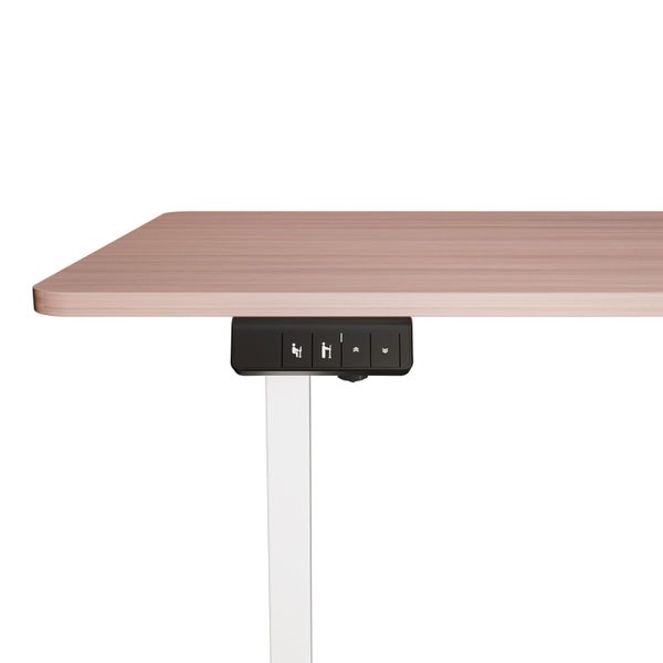 Electra Ergo Single Motor Sit Stand Desk Walnut 1.4m Carousel 2