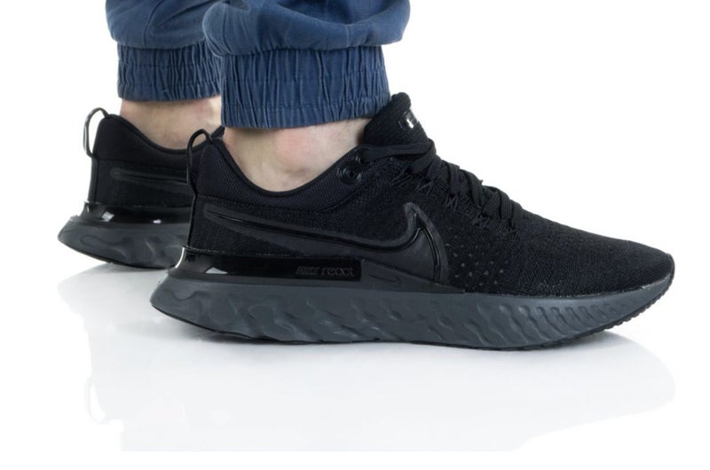 Nike Men's React Infinity Run Flyknit 3 Size US 12, UK 11 Black NEW! Carousel 1