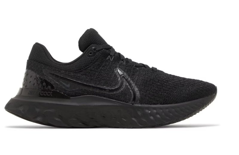 Nike Men's React Infinity Run Flyknit 3 Size US 12, UK 11 Black NEW! Carousel 2
