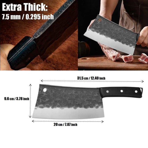 NEW new Meat Cleaver Knife Hand Forged Chef Butcher Knives*Hot SALE Carousel 2