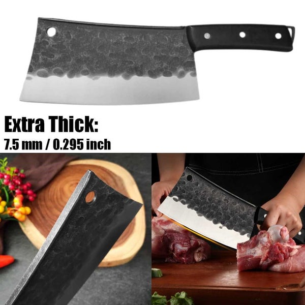 NEW new Meat Cleaver Knife Hand Forged Chef Butcher Knives*Hot SALE Carousel 5