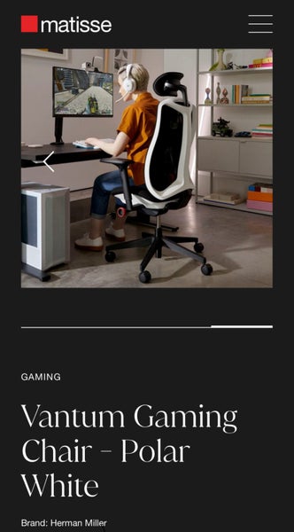 Herman Miller Vantum Gaming Chair Carousel 1