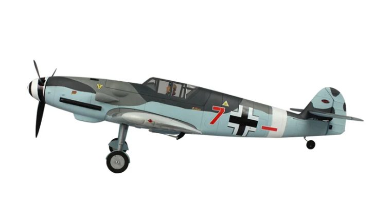 Dynam Messerschmitt BF-109 V2 4S RC Warbird Plane 1300mm w/ Flaps, PNP Carousel 2