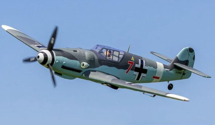 Dynam Messerschmitt BF-109 V2 4S RC Warbird Plane 1300mm w/ Flaps, PNP Carousel 9