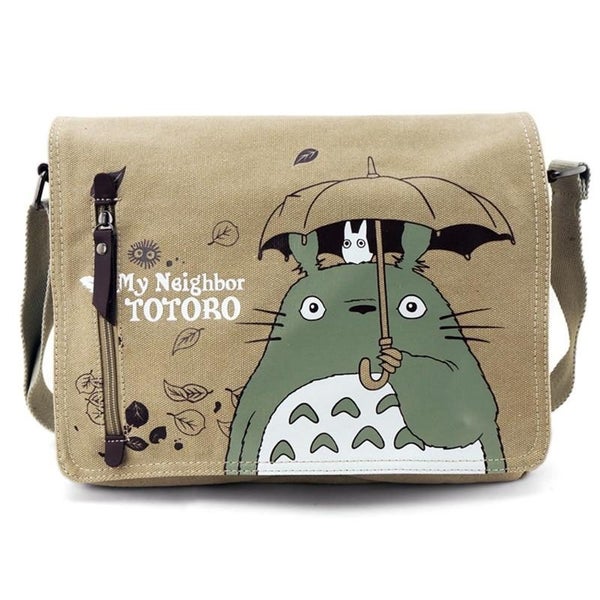 Anime My Neighbor Totoro Canvas Messenger Bag Shoulder Bag Carousel 1