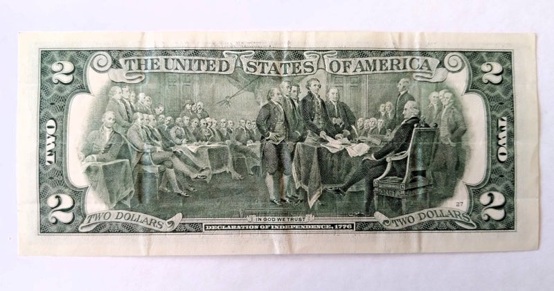 2017 $2 Thomas Jefferson Two Dollar Banknote Series A 12 Bill Bank San Francisco Carousel 2