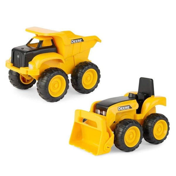 John Deere 15cm Sand Pit Vehicle 2-Pack Construction Carousel 1