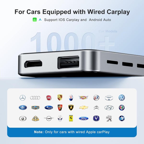 Wireless Apple Carplay Android Adapter Support Netflix/YouTube63617775369857112
