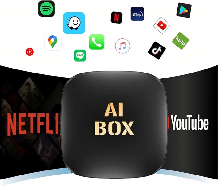 Wireless Apple Carplay Android Adapter Support Netflix/YouTube63617778336258113