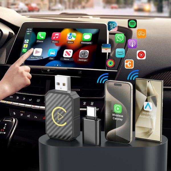New Wireless Apple Carplay Android Auto Adapter64157513712129110